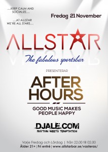 All Stars After Hours 21 Nov