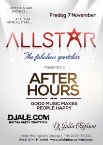 All Stars After Hours Nov.7